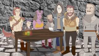 Funhaus Twits and Crits DampD animated  Episode 1  The mission [upl. by Asoj]