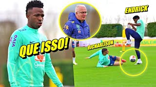 ABSURDO NO PRIMEIRO TREINO SELEÇÃO COM DORIVAL  OUTRO JOGADOR CONVOCADO E MAIS [upl. by Sinclair548]