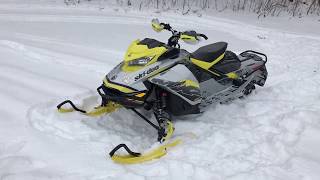 Behind The Scenes 2018 SkiDoo MXZ XRS 850 [upl. by Karlan]