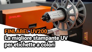 FINLABEL  La migliore stampante UV per etichette a colori [upl. by Ettedo276]