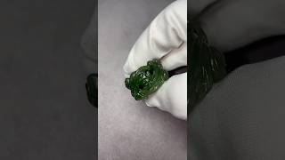 Green Carved Nephrite Ivy Ring [upl. by Anuat]