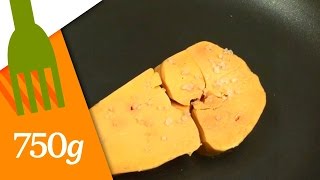 Poêler un foie gras  750g [upl. by Analiese]