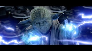 Yoda vs Darth Sidious Palpatine alternate ending anamatic edit [upl. by Otrebogad]