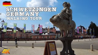 Schwetzingen Germany  Walking Tour 4k  2023  Residence of the Elector of the Palatinate [upl. by Ahsil]