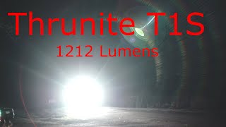 Thrunite T1S EDC 1212 Lumen Thumb sized monster Flashlight [upl. by Dodge]