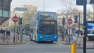 Some buses leaving Piccadilly Gardens 08112024 short vid [upl. by Tniassuot231]