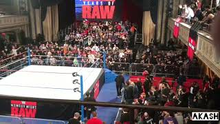 Raw 25th Anniversary WWE Manhattan Center fans got angry and shouted Bullshit Chant  Raw 0112218 [upl. by Spense]