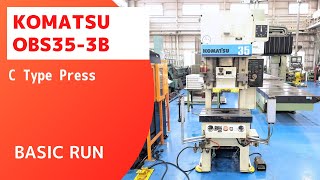 【Stock introduction】KOMATSU OBS353B C Type Press [upl. by Mintun]