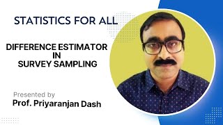 Difference Estimator in survey Sampling [upl. by Merari35]