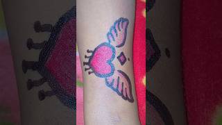 Simple tattoo design 💞💞♥️♥️🥰💖❤️shortvideo tattoo [upl. by Crystie]