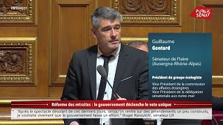 Retraites quotla majorité sénatoriale est devenue le toutou du gouvernementquot [upl. by Levey381]