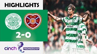 Celtic v Hearts 20 Highlights Goals  Scottish Premiership 202425 [upl. by Nerro726]