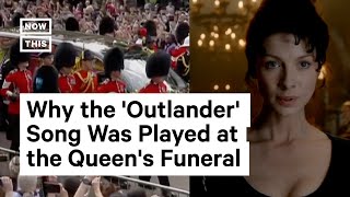 Bagpipers Play Outlander Theme Song at Queen Elizabeth IIs Funeral [upl. by Eillak]