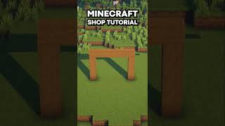 Minecraft Simple Shop Tutorial🔥 minecraft minecrafttutorial minecraftbuilds [upl. by Storfer979]