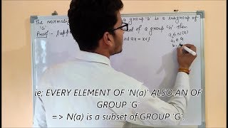 NORMALIZER OF AN ELEMENT OF A GROUP AND THEOREM [upl. by Milzie773]