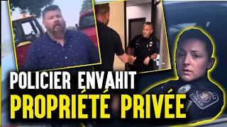 Un Agent de Police Sintroduit sur une Propriété Privée – Déclenche une Confrontation Incroyable [upl. by Foah]