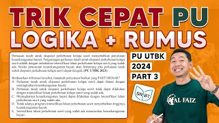 TRIK CEPAT PENALARAN UMUM UTBK 2024 [upl. by Illyes]