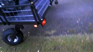 Swivel Wheel Trailer Test Run [upl. by Callida117]