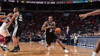 Kawhi Leonard Leads Spurs to Victory with DoubleDouble [upl. by Lorou653]