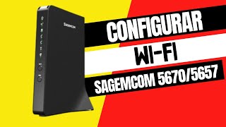 Como configurar wifi modem sagemcom Fst 5657 TIM LIVE [upl. by Ynattir]