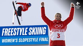 Freestyle Skiing  Womens Freeski Slopestyle Final  Full Replay  Beijing2022 [upl. by Yves859]