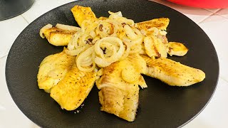 AIR FRIED TILAPIA FILLETS PASOK SA EASY ULAM IDEA [upl. by Alekin]