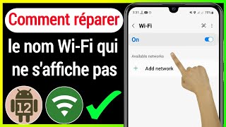 Comment réparer le nom WiFi ne saffiche pas sur Android [upl. by Leeth351]