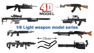 16 Light weapon model series palm sized guns Vol 1 [upl. by Ynaiffit]