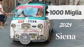 Mille miglia 2024 Classic Car Rally in Tuscany 2024614 【SIENA】 [upl. by Yekcir]