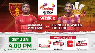 Ananda College vs Prince of Wales College  Div 1 Segment B Dialog Schools Rugby League 2024 [upl. by Aicul]