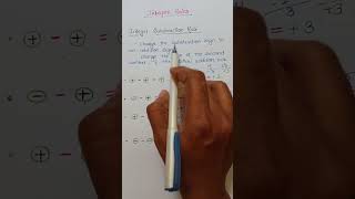 Integer rules for substractionMaths Resolution shortfeeds short youtubeshort maths [upl. by Boyes404]