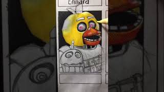 Drawing Chica from FNAF [upl. by Enyt]