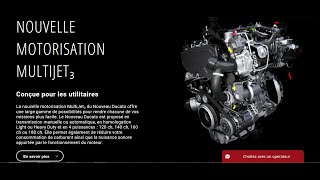 Nouveau porteur Fiat Ducato 2022 Nouveau moteur 22 L  explications [upl. by Weirick293]