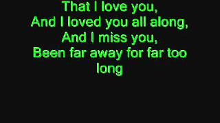 Far Away Nickelback Lyrics YouTube [upl. by Nagn]