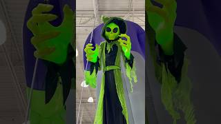 NEW FOR 2024 Menards Halloween 8ft Light Up Talking Alien Animated Prop [upl. by Ramak]