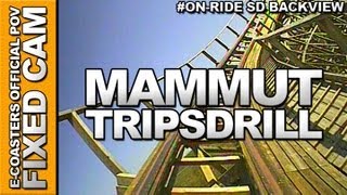 Mammut  Tripsdrill Erlebnispark  OnRide Back View ECAM [upl. by Jaye]