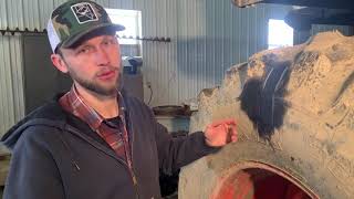 Repair a Tractor Tire Sidewall [upl. by Armmat]