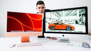 24quot vs 27quot iMac  REVIEW  Is It Worth The Upgrade [upl. by Nylarad]