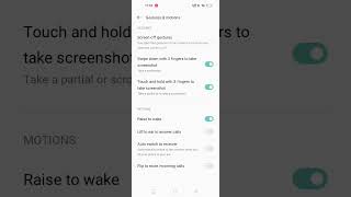 oppo a53  system settings  gesture amp motion  all smartphone [upl. by Ariam]