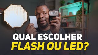 Flash ou Led qual escolher como luz principal [upl. by Airom450]