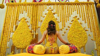 BEST HALDI CEREMONY 2022  DESTINATION WEDDING  SABNEETSANGAM  TRIPLE R PHOTOGRAPHY  PUNJABIND [upl. by Araiet]