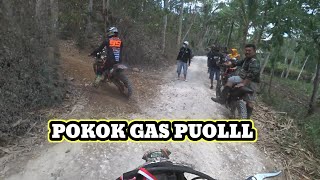 JALUR SEPEED DUET CRF VS KLX BOR UP [upl. by Ijneb935]