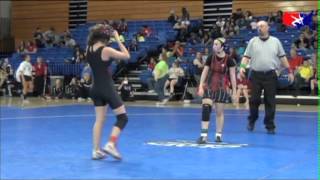 Girls Cadet 124  CR2  Grace Molt Fort Osage vs Dafne Gutierrez Loya El Paso Aztec [upl. by Balough842]