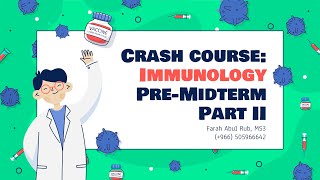 Immunology Crash Course Part II  Farah Abul Rub  POD 233 PAL review session [upl. by Akemad]