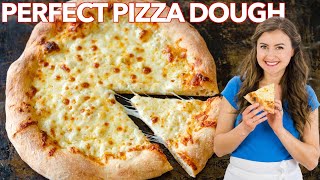 Best Homemade Pizza Dough Recipe  How To Make Pizza Crust [upl. by Ydarg]