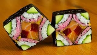 Mosaic Sushi Roll Evolution  Food Recipe [upl. by Ulane]