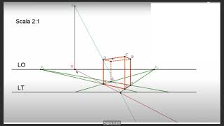 prospettiva accidentale teoria delle ombre 2°metodo [upl. by Selec]