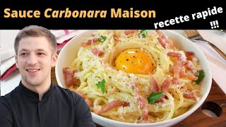 Comment faire une sauce carbonara [upl. by Anairt]