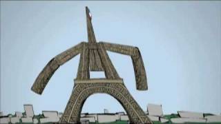 Eiffel Tower animation [upl. by Mairam908]