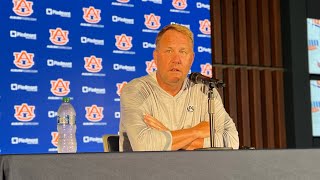 Hugh Freeze previews preseason camp [upl. by Dohsar]